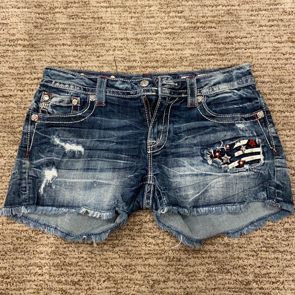 Miss Me patriotic shorts